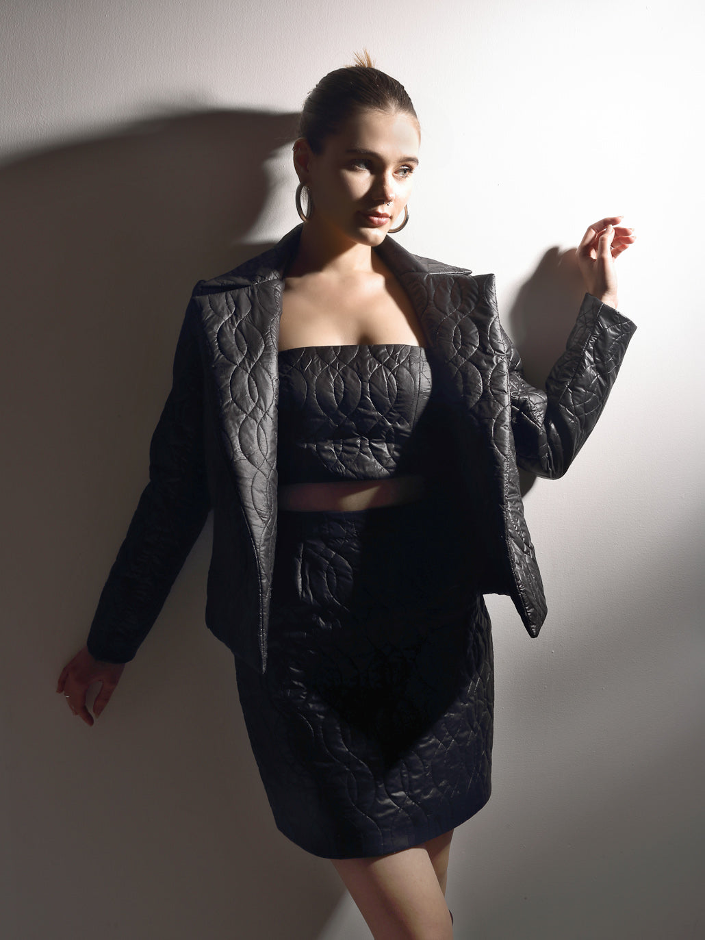 Leona 3 Pcs Set - Black