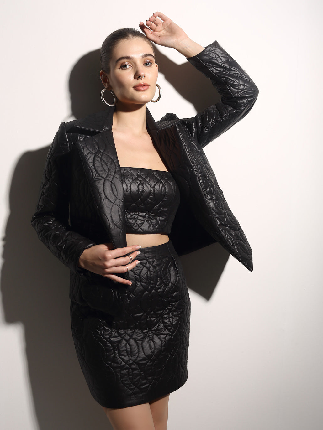 Leona 3 Pcs Set - Black