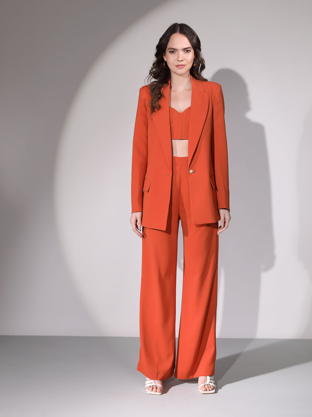 Alexia 3 Pcs Set - Rust Orange