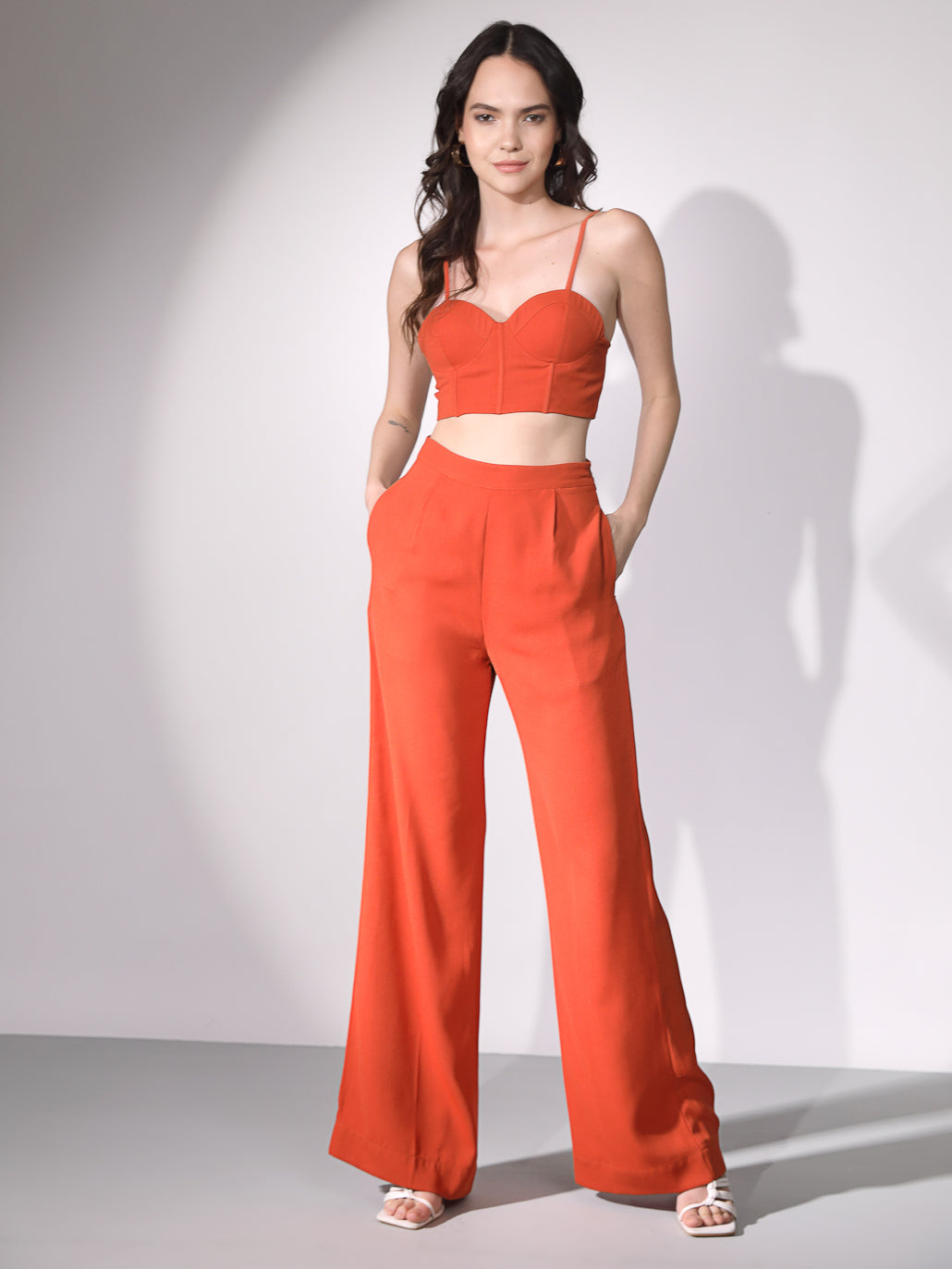 Alexia 3 Pcs Set - Rust Orange