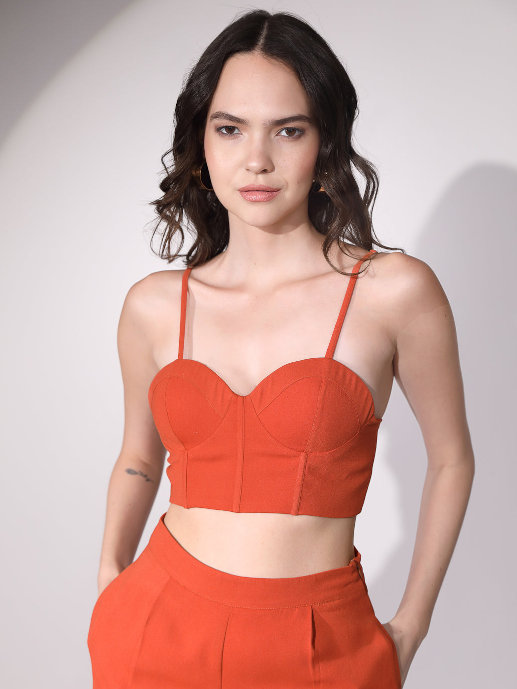 Alexia 3 Pcs Set - Rust Orange