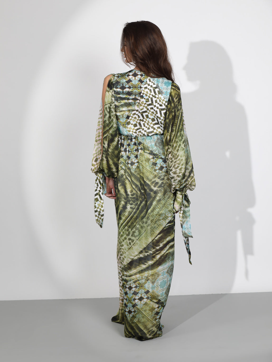 Elora Maxi Dress- Geo Multicolor