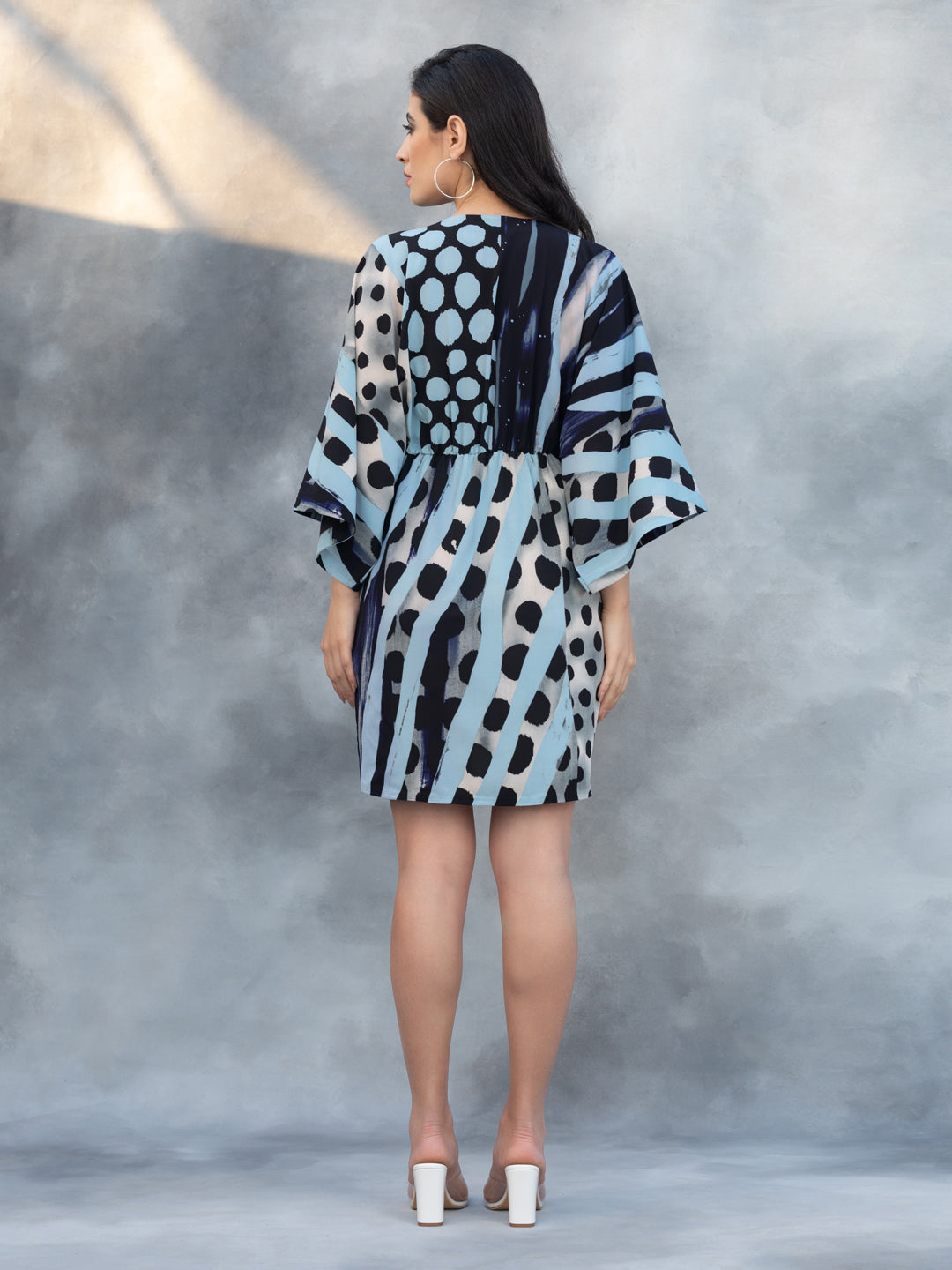Hazle Beach Coverup - Blue & Navy