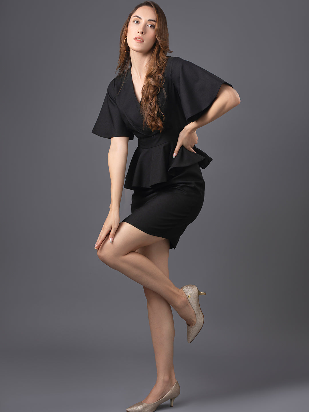 Madison Crepe Set-Black