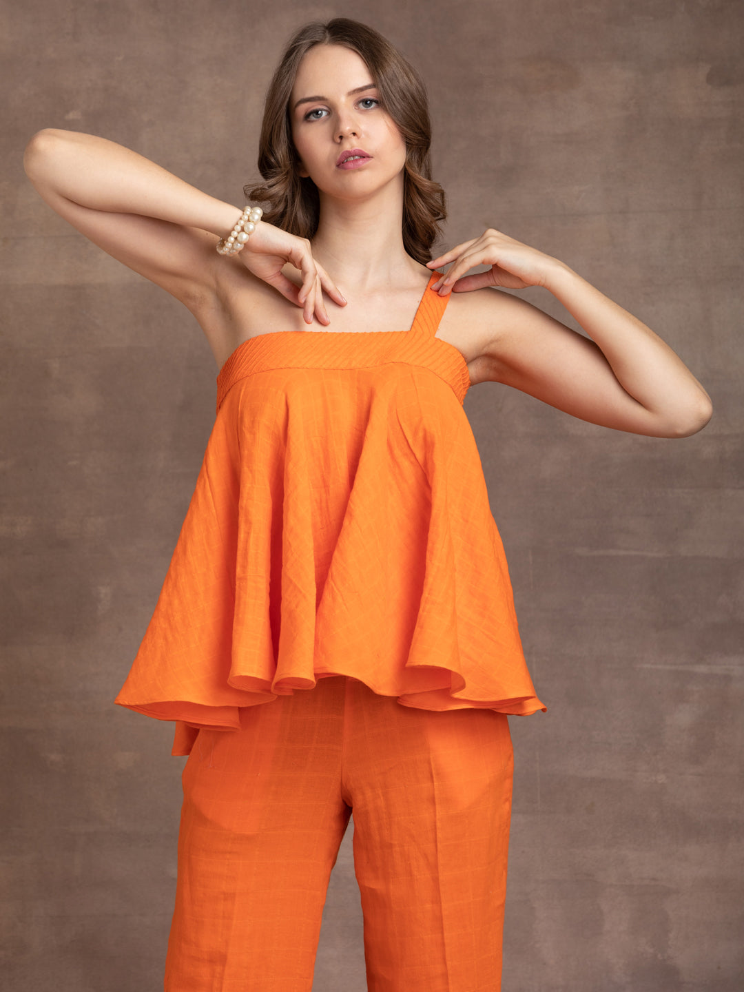 Luna Cord Set-Orange