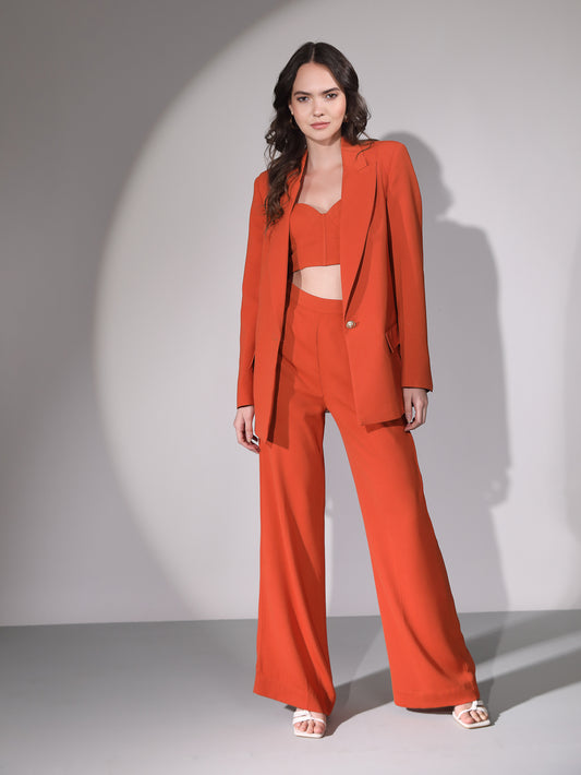 Alexia 3 Pcs Set - Rust Orange
