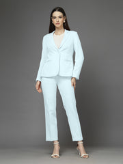 Women Single-Breasted Two-Piece notched lapel Collar Formal Suit