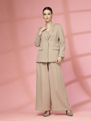 Women Solid Tailored-Fit Single-Breasted Three-Piece Suits