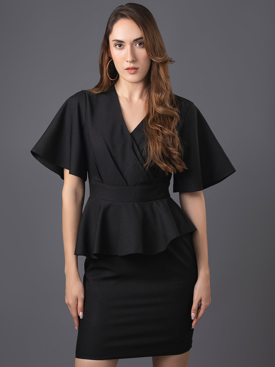 Madison Crepe Set-Black