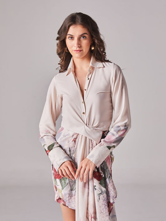 Myra Mini Dress-Floral print